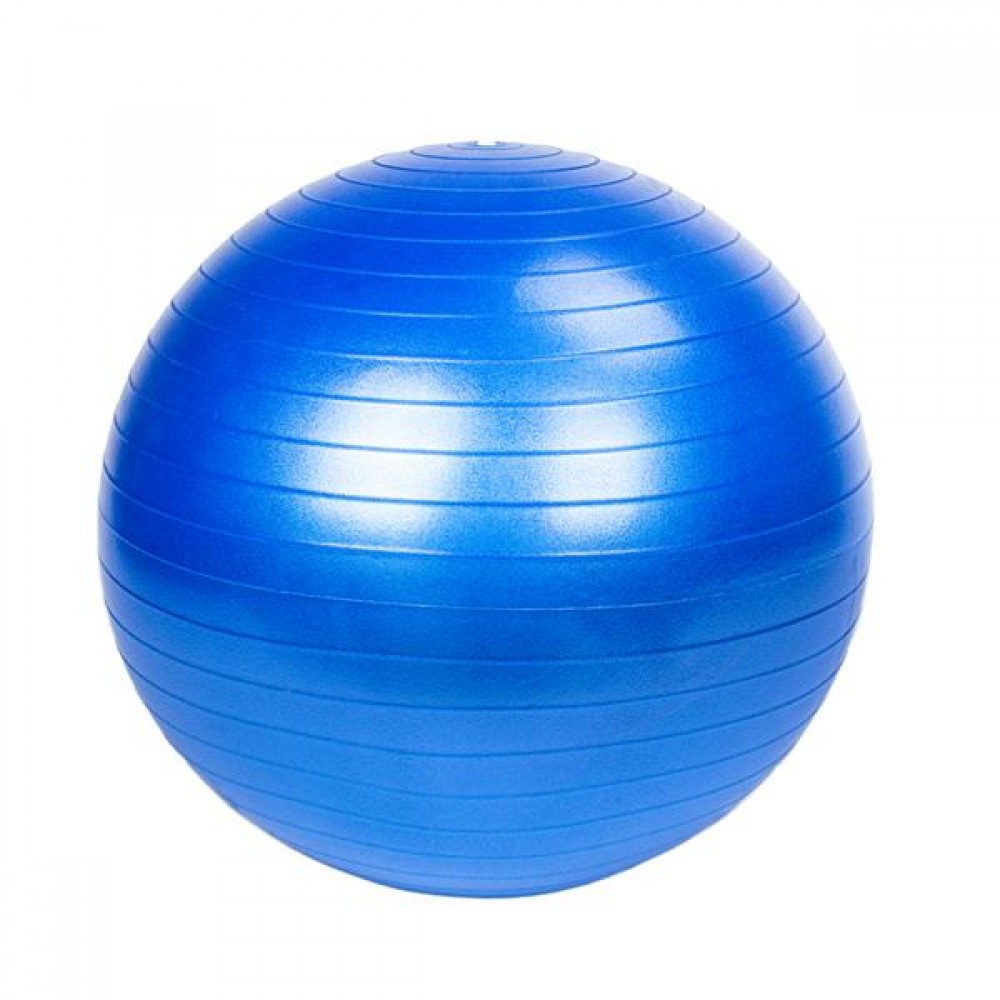 85cm 1600g Gym/Household Explosion-proof Thicken Yoga Ball Smooth Surface Blue
