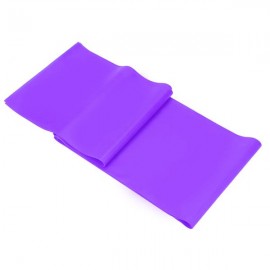 2m Elastic Stretch Yoga Strap Resistance Band Fitness Exercise Workout Belt Accessory(Purple)